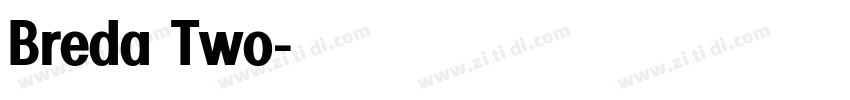 Breda Two字体转换